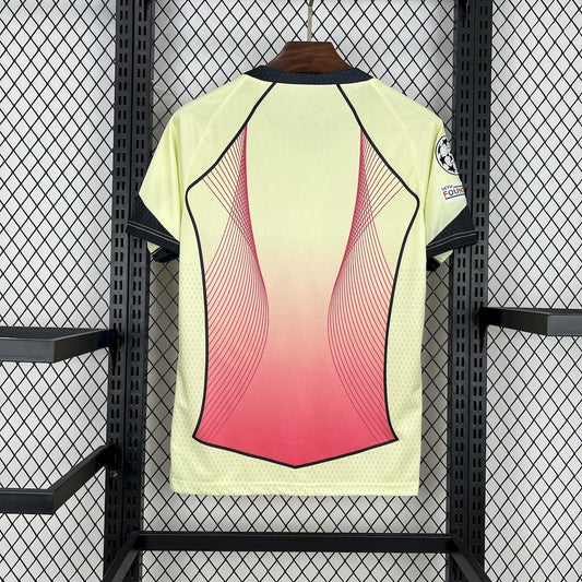 Barcelona 2025/26 yellow pink special edition Jersey (With Champions League)