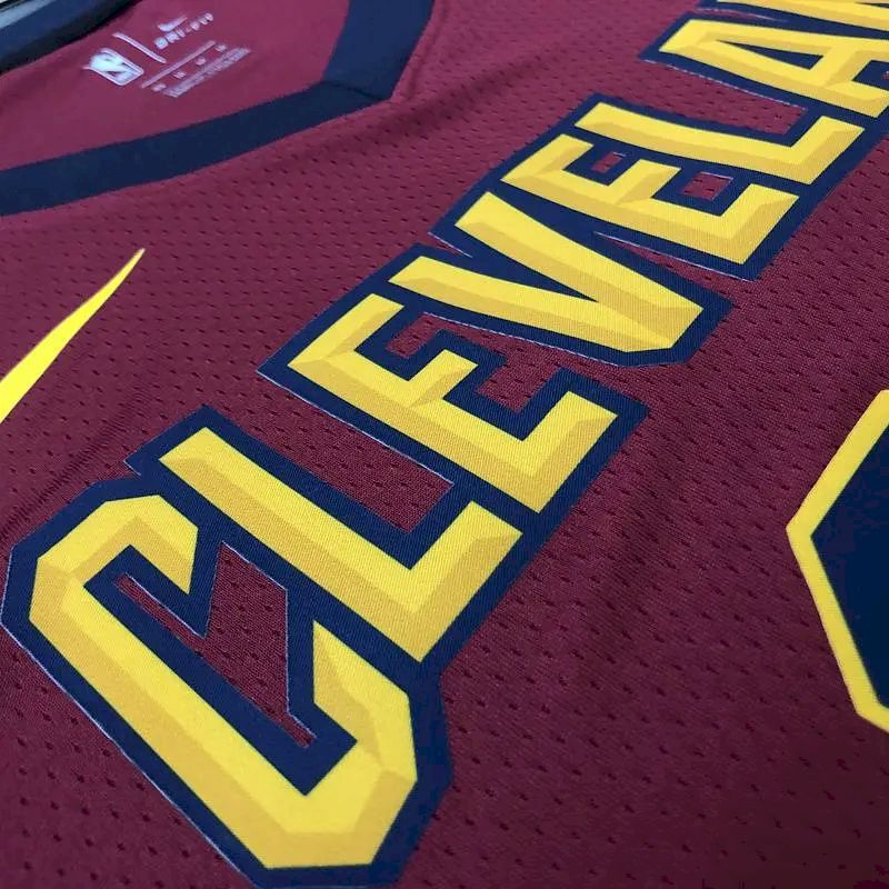 Camisa LeBron James Maroon Swingman Player Version Masculina – Edição Ícone