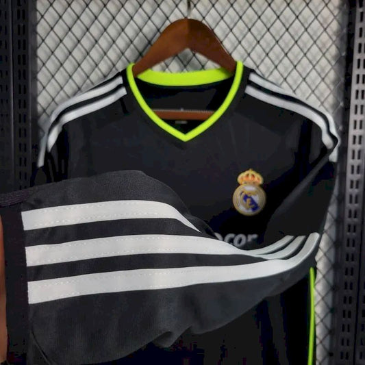 Camisa retrô de mangas compridas reserva do Real Madrid 2010/11