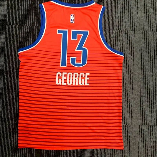 Camisa Paul George Laranja Swingman Masculina – Edição Statement