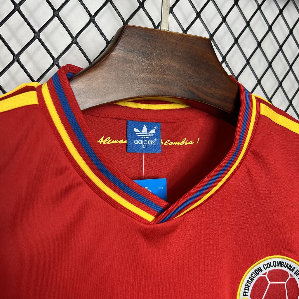 Camisa reserva retrô da Colômbia 1990