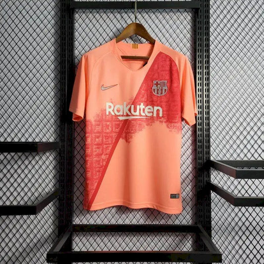 Terceira camisa retrô do Barcelona 2018/19