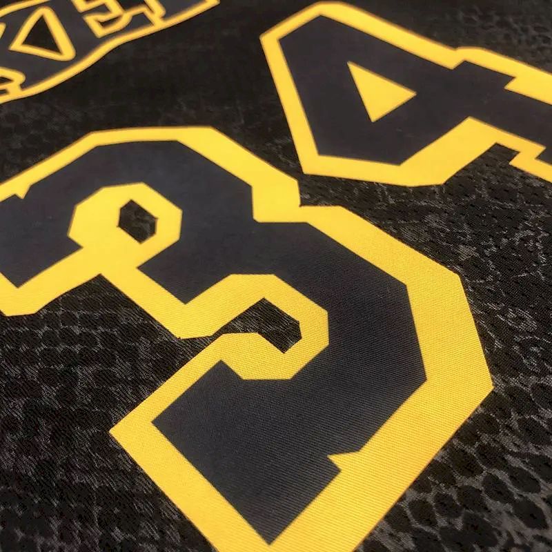 Camisa masculina Shaquille O'Neal Black Mamba versão jogador