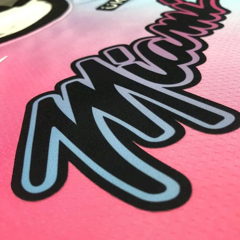 Camisa masculina Duncan Robinson 2020-21 rosa Swingman versão jogador – edição City