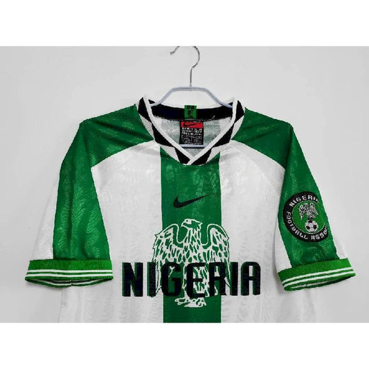 Camisa retrô reserva da Nigéria 1996/98