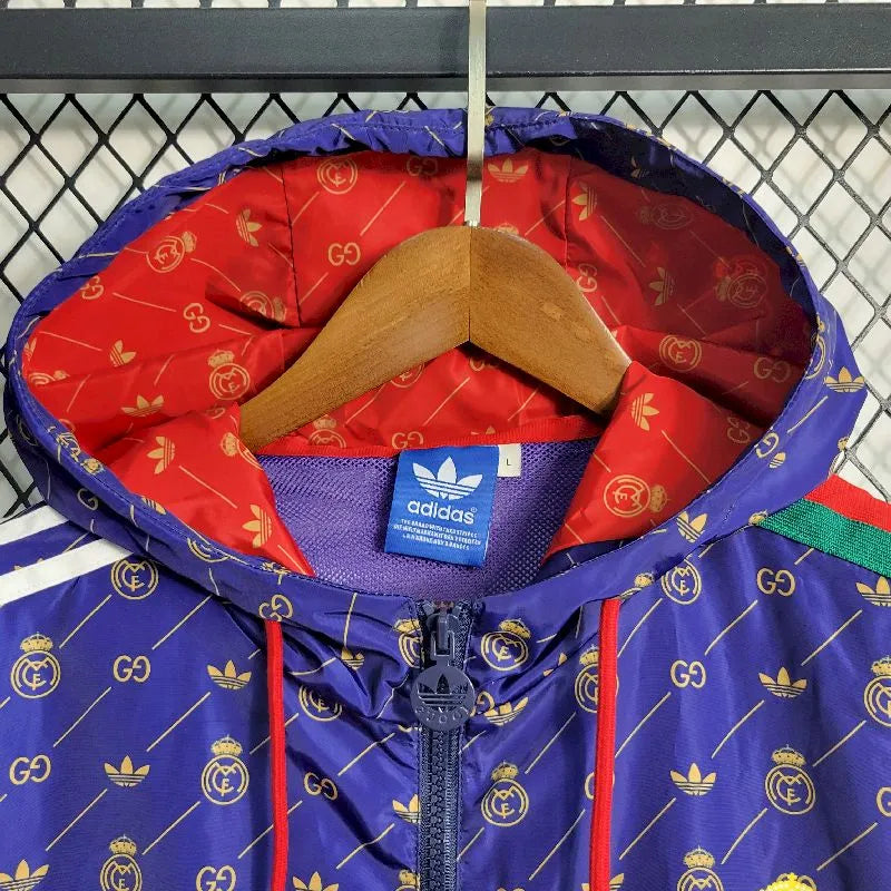 Jaqueta corta-vento Gucci x JOINT 23-24 do Real Madrid