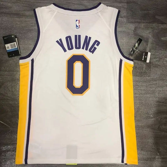 Camisa Nick Young Masculina Branca Versão Jogador – Edição Clássica Retro