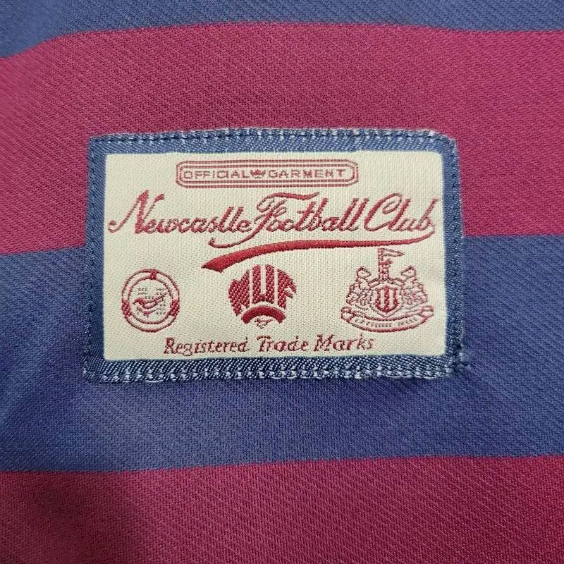 Camisa retrô de mangas compridas reserva do Newcastle United 1995/96
