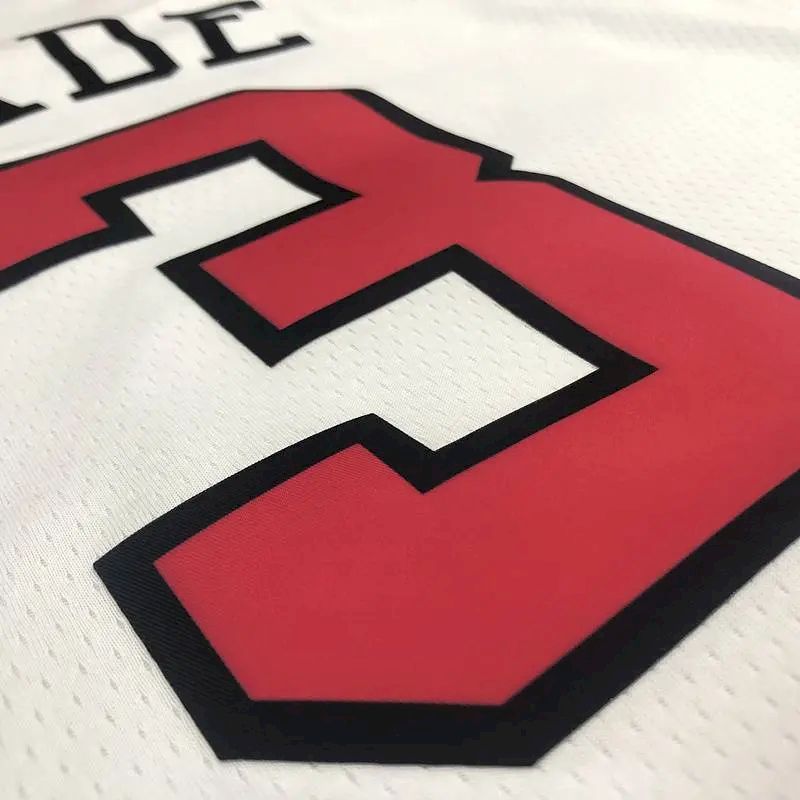 Camisa masculina Dwyane Wade Swingman versão jogador branca – edição Association
