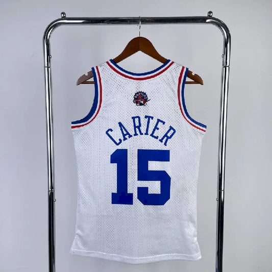 Camisa masculina Vince Carter All Star branca retrô de 2003