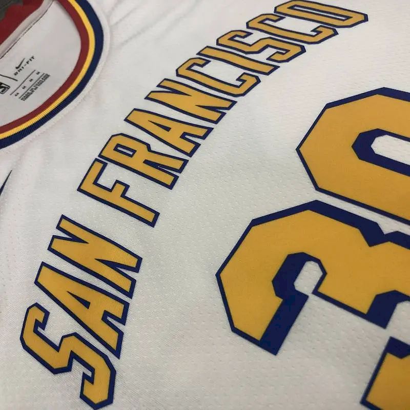 Camisa Stephen Curry Masculina Branca Versão Jogador – Edição Clássica San Francisco