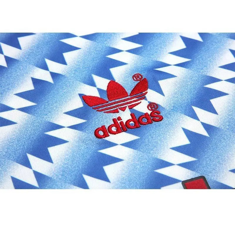 Camisa retrô de mangas compridas reserva do Manchester United 1990/92