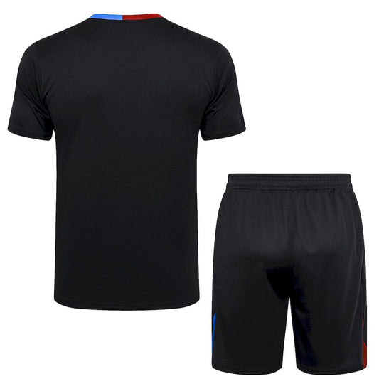 Camisa de treino adulto Barcelona 2024/25 + short 815