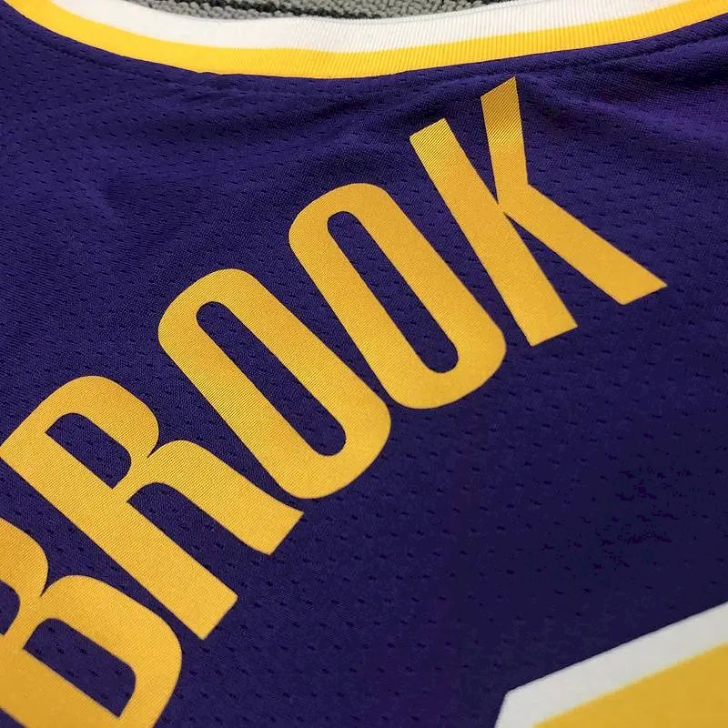 Russell Westbrook Men’s Purple Swingman Team Jersey – Retro Classic Edition