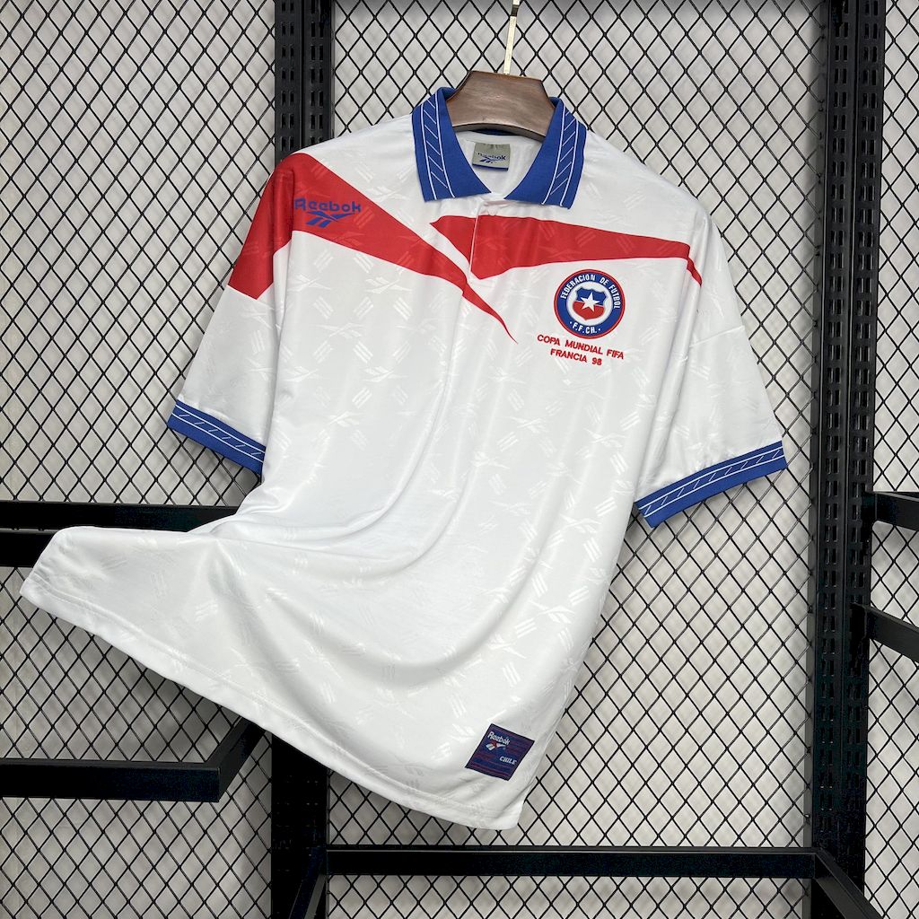 Camisa reserva retrô do Chile 1998