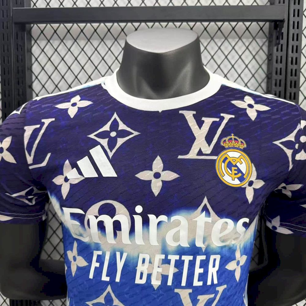 Real Madrid 2025/26 Purple Louis Vuitton Jersey Player Version