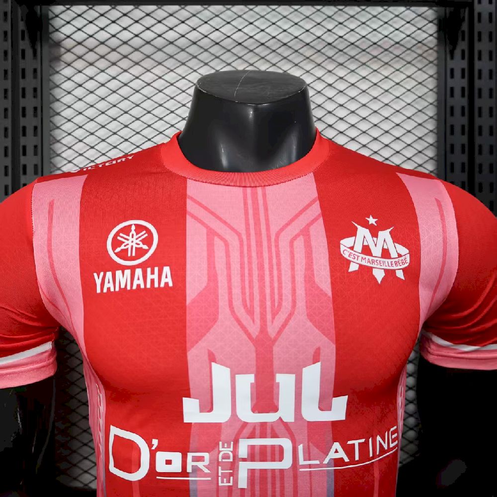 Olympique de Marseille 2025/26 Red Jersey Player Version