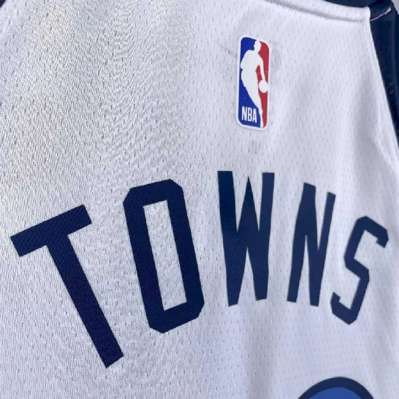 Men’s 2023 Karl-Anthony Towns White Home Team Jersey