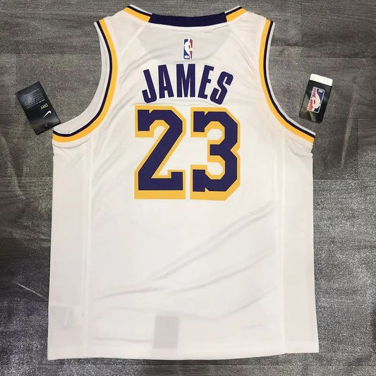 Camisa LeBron James White versão jogador masculina