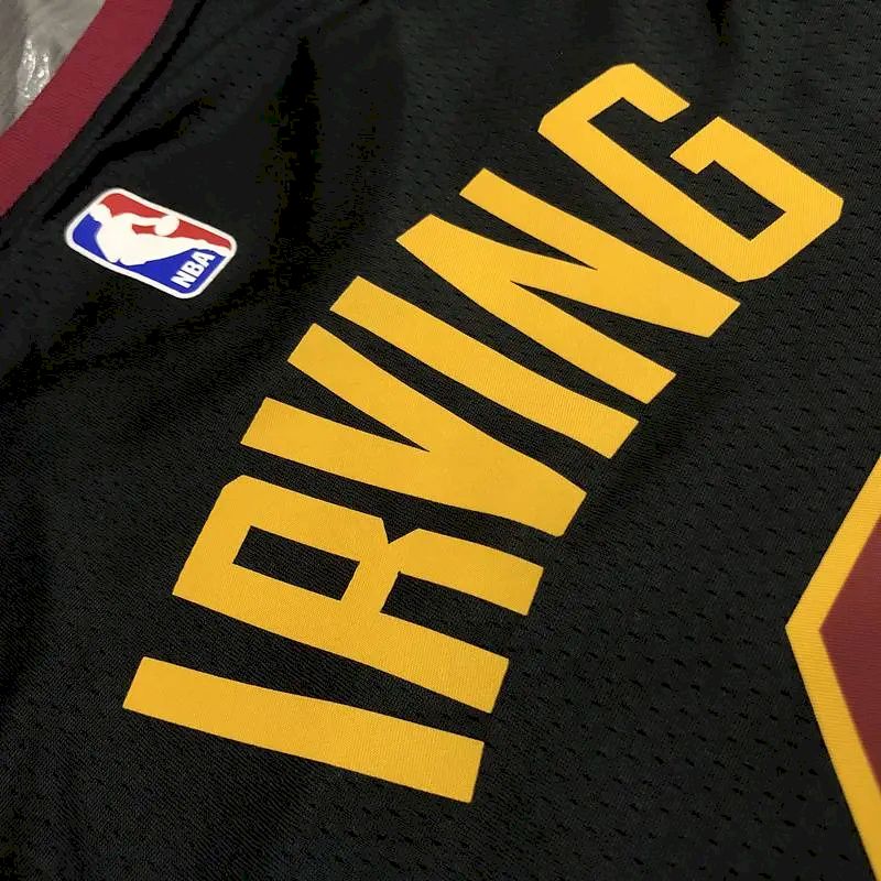 Camisa preta masculina Kyrie Irving Swingman – Edição Statement
