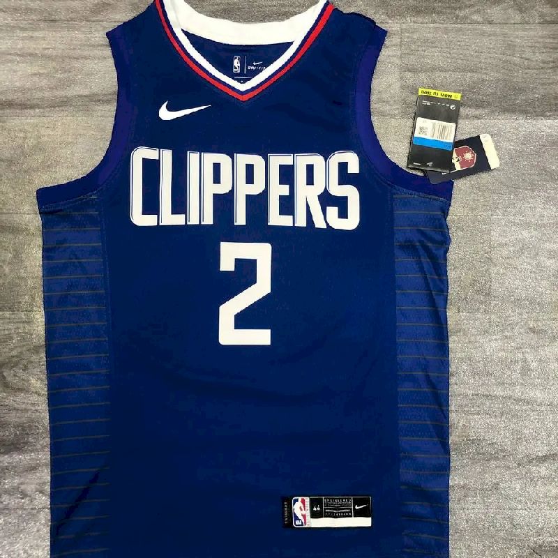 Men’s Kawhi Leonard Royal 2020-21 Player Version Jersey – Icon Edition