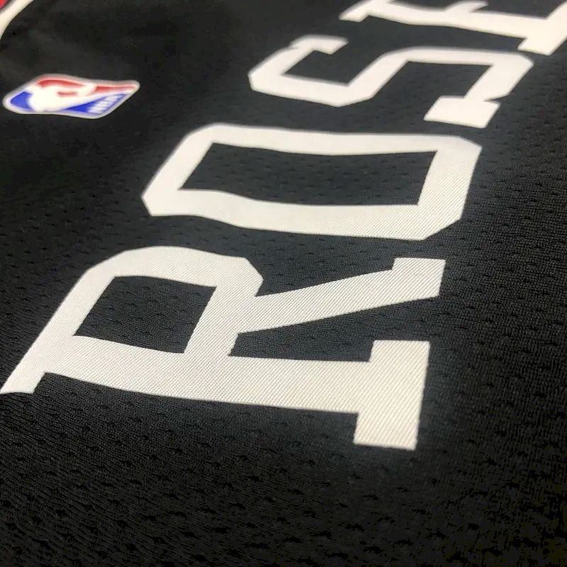 Camisa Derrick Rose Masculina Preta Versão Jogador – Edição Clássica