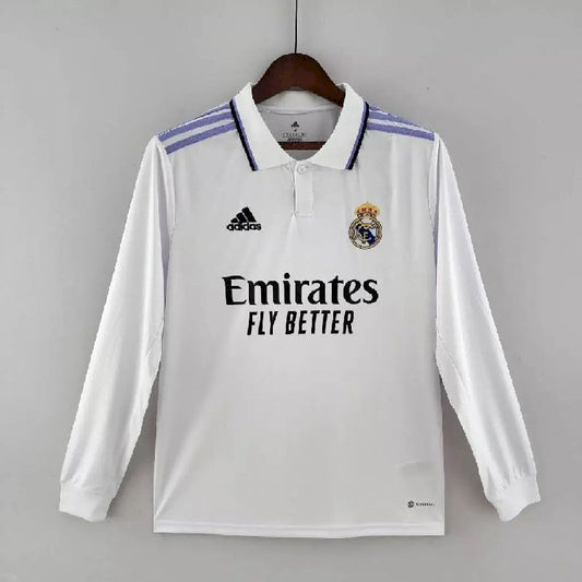 Camisa de manga comprida do Real Madrid 2022/23 Home