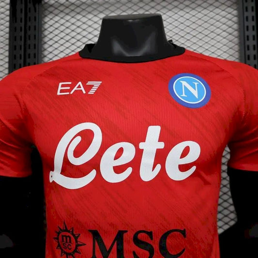 Napoli 2023/24 Champion Edition Jersey Player Version Red