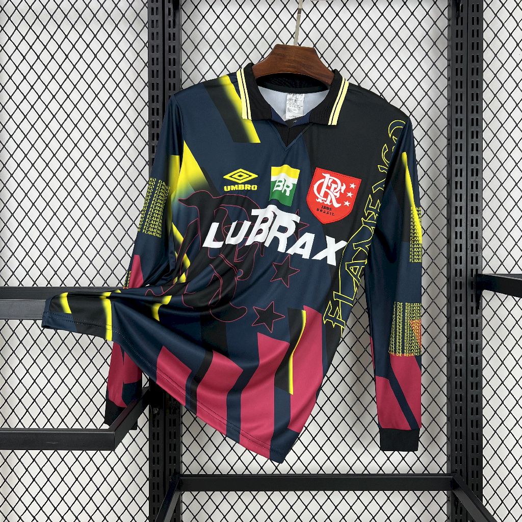 Camisa de goleiro retrô manga comprida do Flamengo 1998