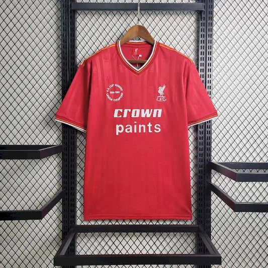 Camisa retrô do Liverpool 1985/86