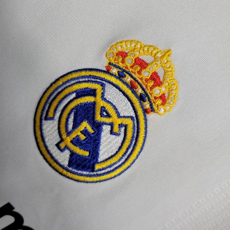 Camisa retrô de mangas compridas do Real Madrid 2009/10 Home