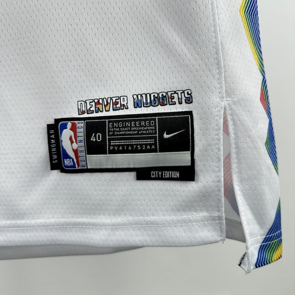 Denver Nuggets 2024/25 City Edition White Color JOKIC#15