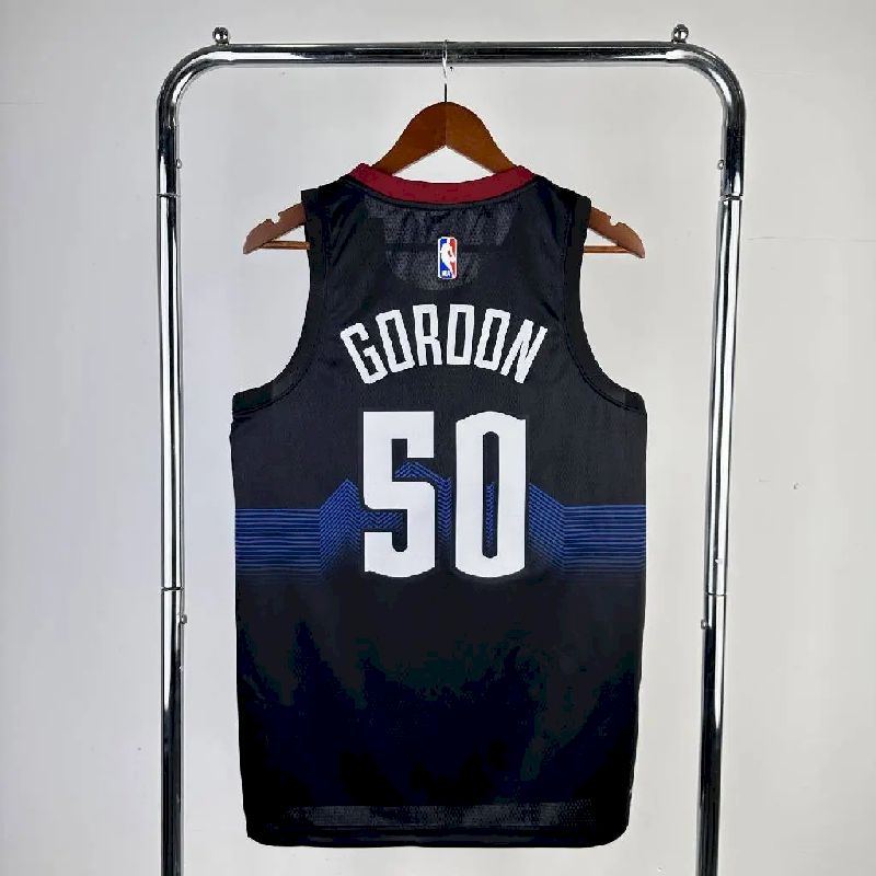 Denver Nuggets 2024/25 City Edition Black Color GORDON#50