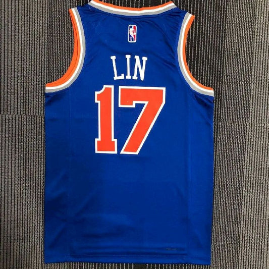Camisa azul masculina Jeremy Lin Team – Edição de 75º aniversário