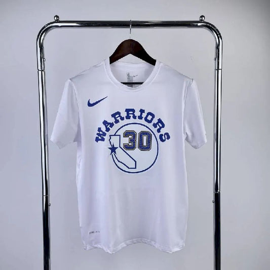 Camiseta masculina Stephen Curry branca da equipe