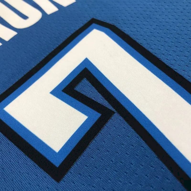 Camisa masculina Carmelo Anthony Swingman azul – Edição Icon