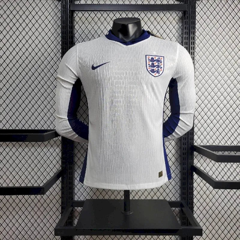 Camisa de manga comprida da Inglaterra para a Eurocopa 2024/25, versão para jogadores