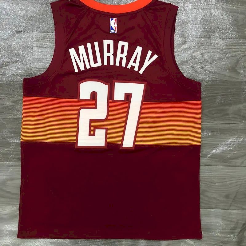 Men’s Jamal Murray Red 2020-21 Swingman Player Version Jersey – City Edition