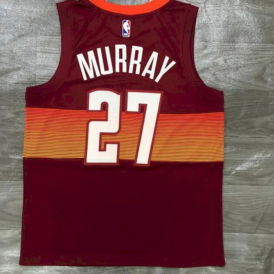 Camisa Jamal Murray Vermelha Masculina 2020-21 Swingman Versão Jogador – Edição City