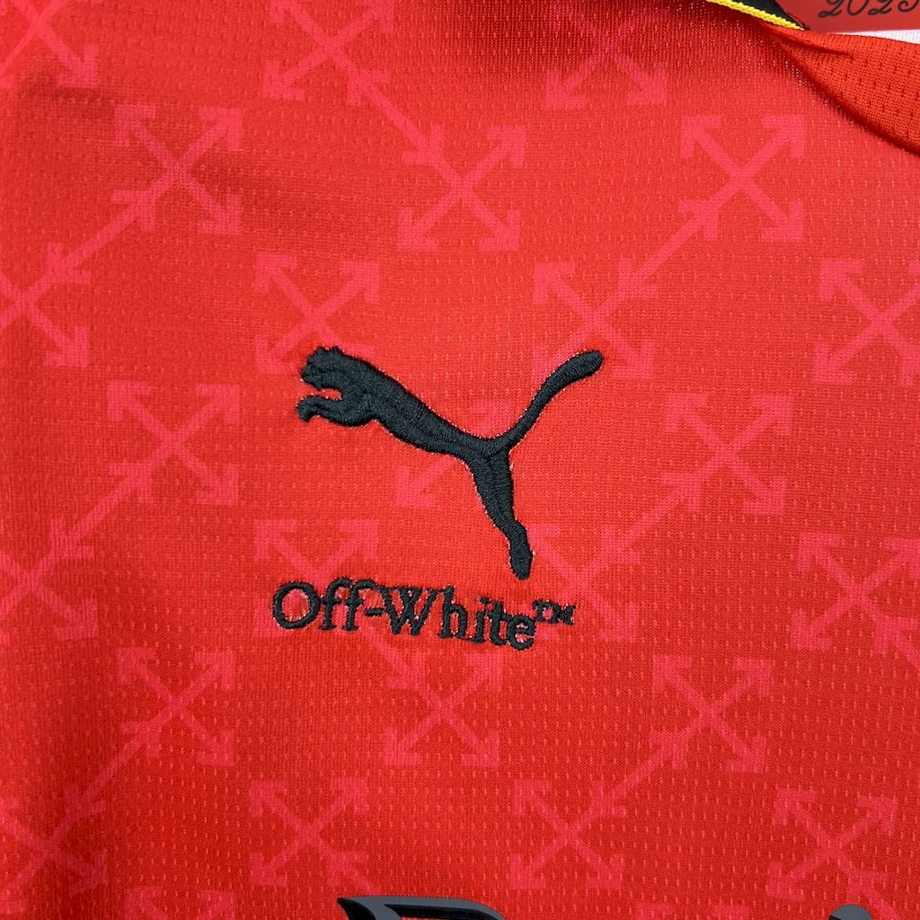 AC Milan 2025/26 Co-Branded Red Edition Kids Kit