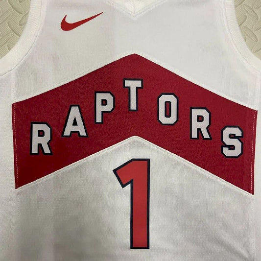 Camisa branca masculina Tracy McGrady do time da casa