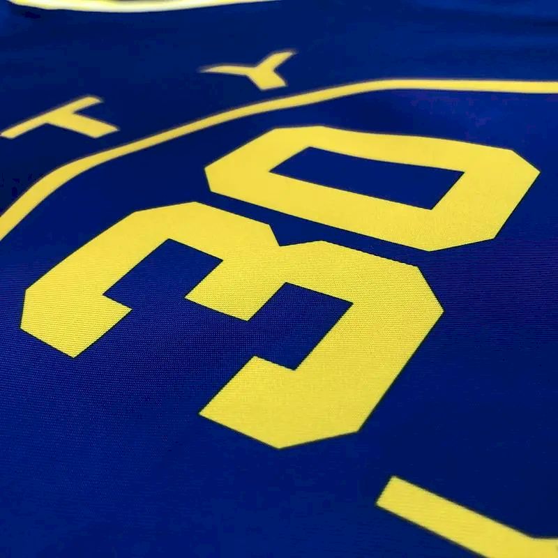 Stephen Curry Men’s Blue Player Version Jersey – Classic Edition