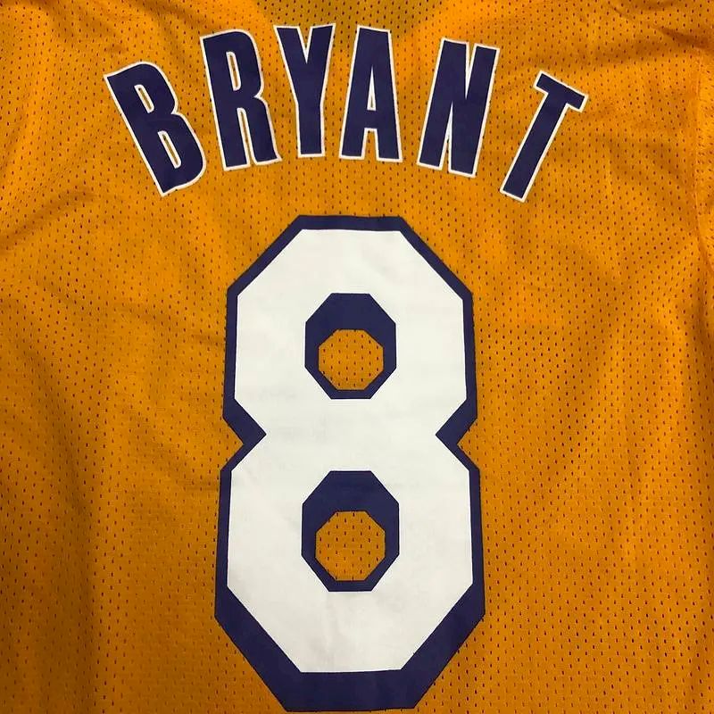 Kobe Bryant Men’s Yellow Player Jersey – Throwback Edition