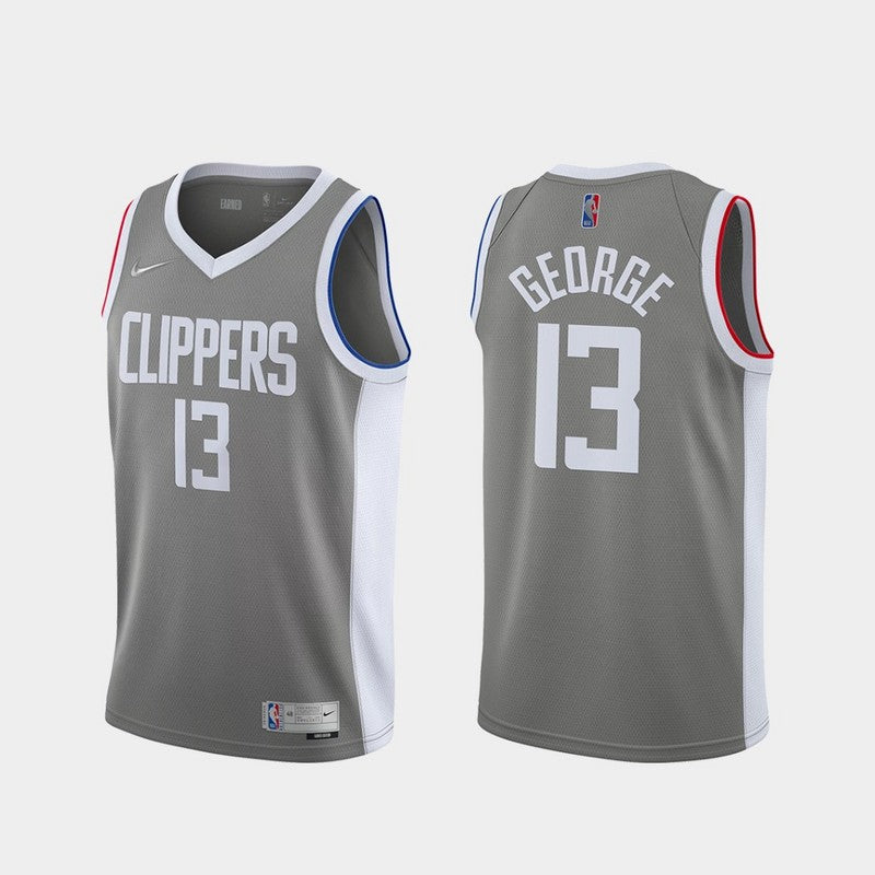 Men’s Kawhi Leonard Gray 2020-21 Swingman Player Version Jersey – Earned Edition