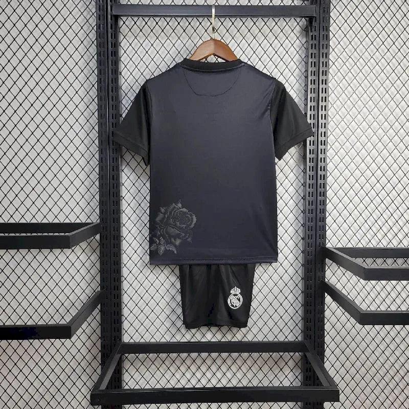 Kit Infantil Real Madrid 2024/25 Y 3 Rosa Edição Especial 2