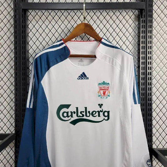 Camisa retrô mangas compridas Liverpool 2006/07 Third