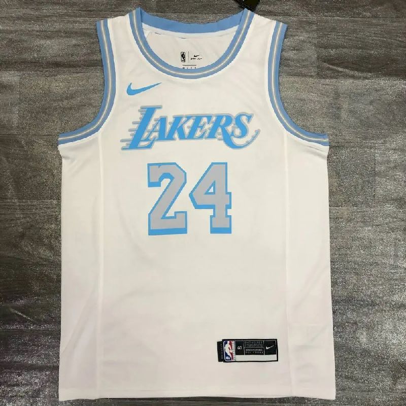 Men’s Kobe Bryant White Player Version Jersey – City Edition