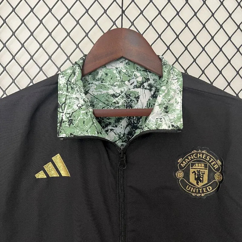 Manchester United 2024-25 Jaqueta corta-vento dupla face