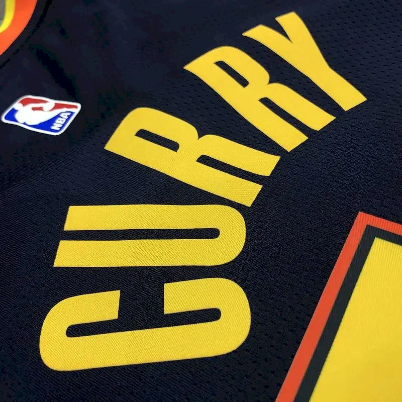 Camisa Swingman Stephen Curry 2020-21 Azul Marinho Masculina – Edição Cidade