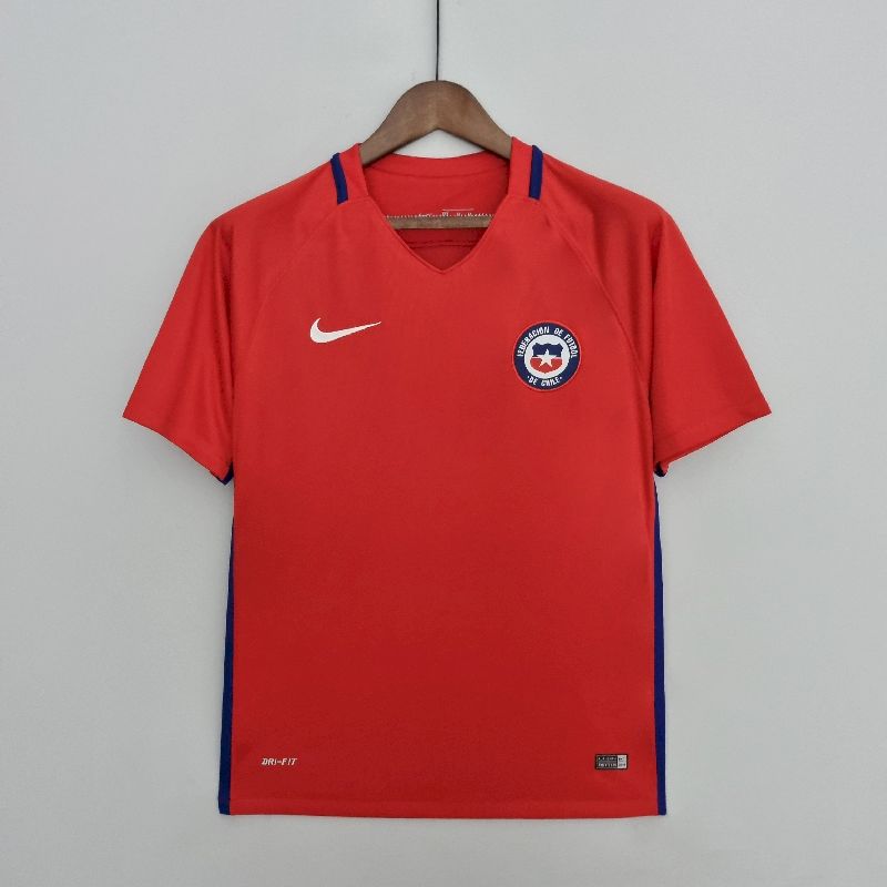 Camisa retrô titular do Chile 2016-17